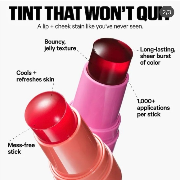 Milk Makeup Other - Milk Makeup Lip and Cheek Stick DUO - Burst and Spritz, NIB